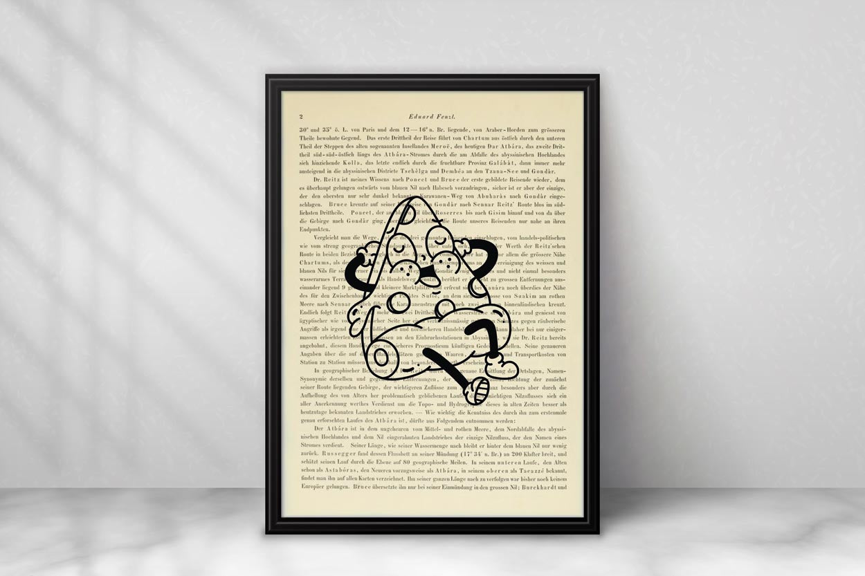 Entspannte Pizza