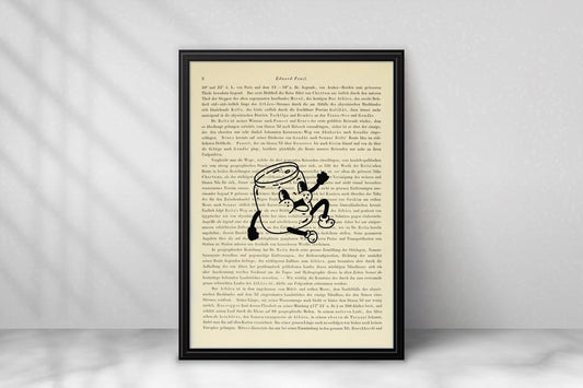 Glückliche Bierdose