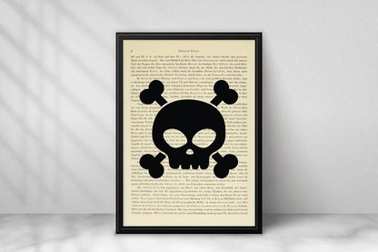 Totenkopf mit Knochen