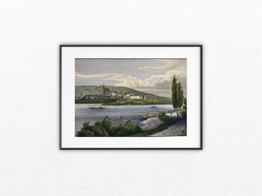 1850 Krems an der Donau Original Stahlstich | Wachau Oberösterreich