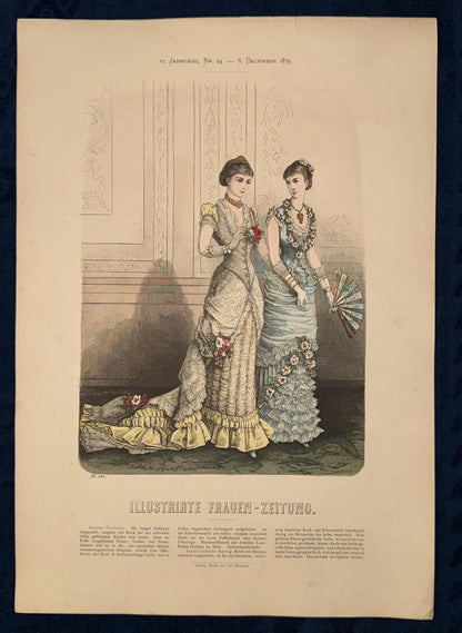1879 Ballkleider Vintage Damenmode Festmode Abendkleider