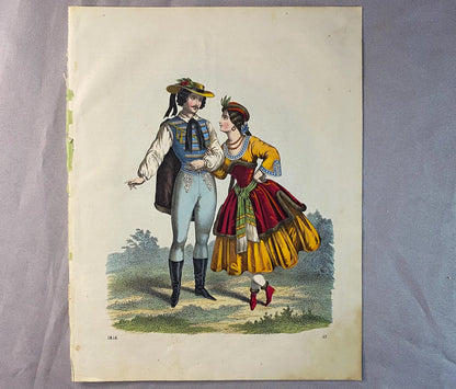 Balkan Trachten Ungarn Südosteuropa 1858 Volkskunde Kostüme Osteuropa Mode