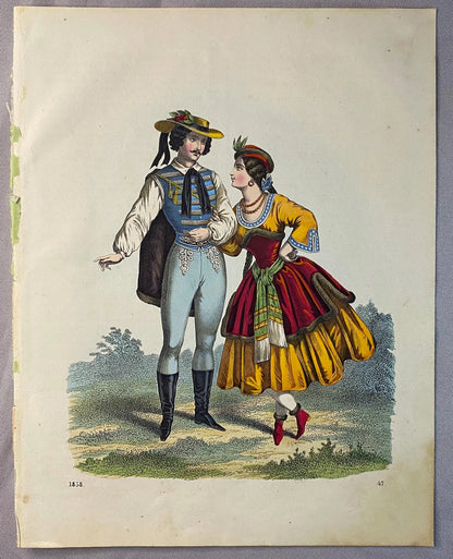 Balkan Trachten Ungarn Südosteuropa 1858 Volkskunde Kostüme Osteuropa Mode