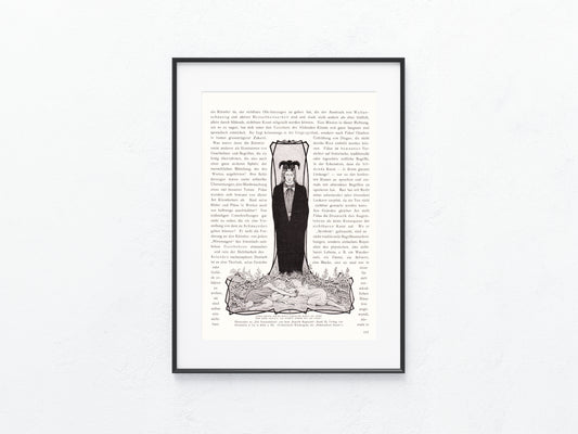 Jugendstil Sonnenwiese - Original Print